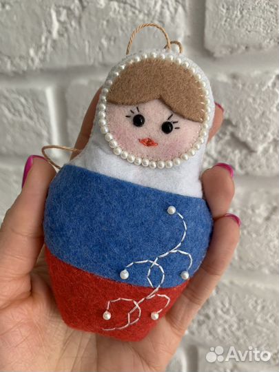 Подвеска в машину, фетровая игрушка