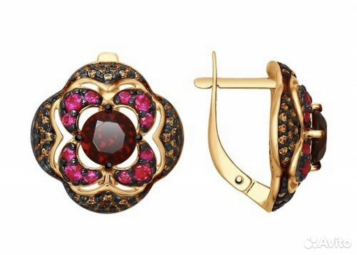 Серебряные серьги