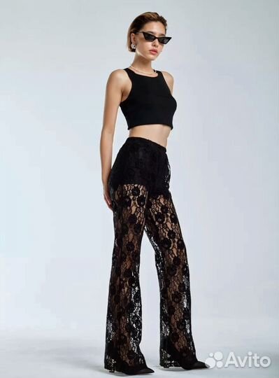Брюки из кружева