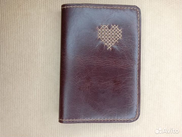 Обложка на паспорт из натуральной кожи