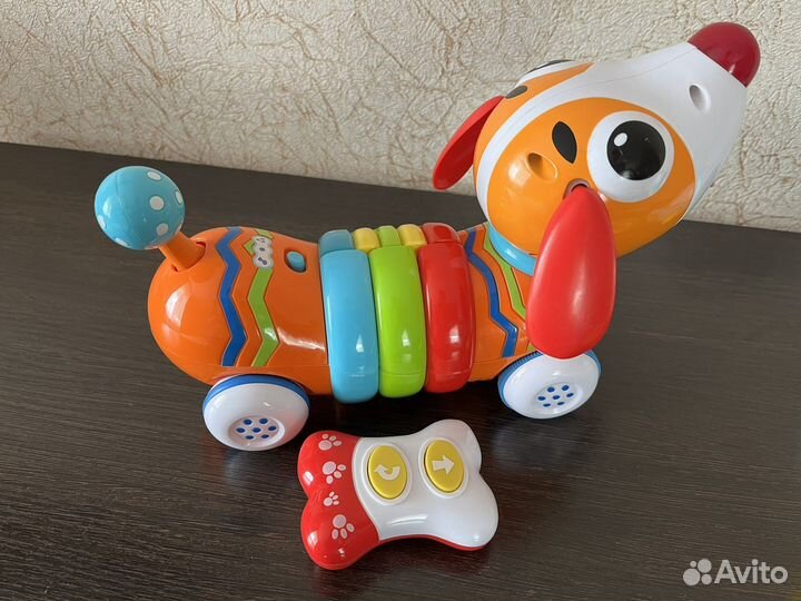 Развивающий музыкальный щенок baby go с пультом