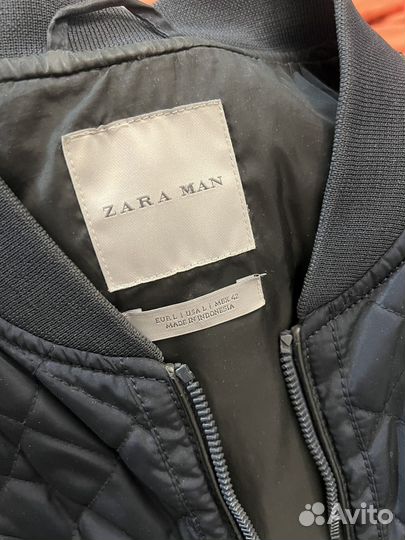 Бомбер zara мужской