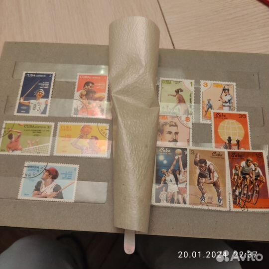 Альбом с почтовыми марками