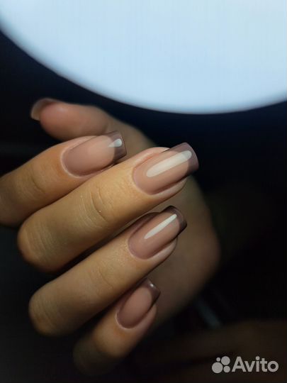 Маникюр наращивание