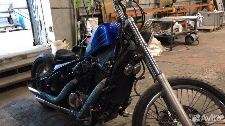 Custom Kawasaki VN400 bobber на учёте