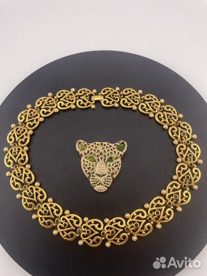 Колье рт Trifari брошь Butler Wilson винтаж