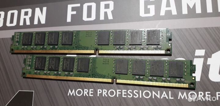 Kingston DDR3 8Гб 1600 mhz 2x8 гб (KVR16N11/8)