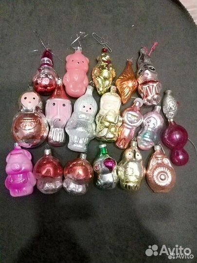 Елочные игрушки СССР
