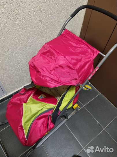 Санки коляска nika