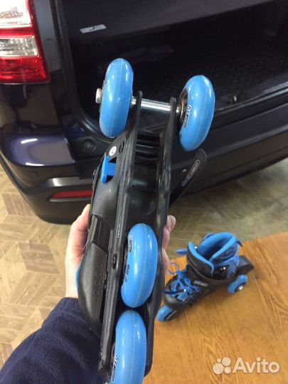 Ролики раздвижные 28-31 б/у 30 минут(новые)