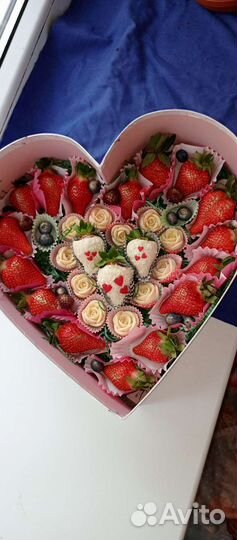 Подарочный набор клубника шоколад