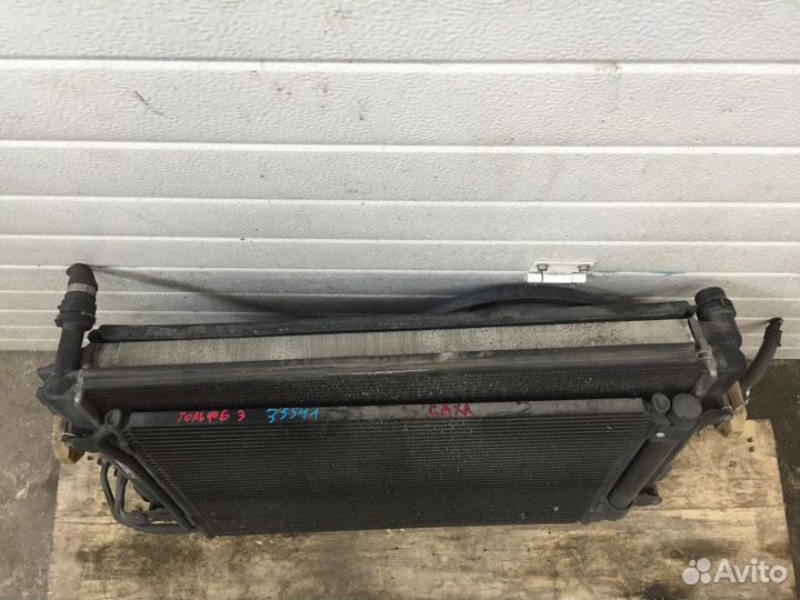 Касcета радиаторов в сборе Фольксваген Гольф 6