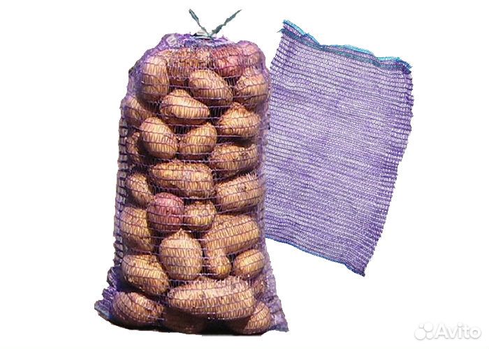 Сетка овощная, фиолетовая, 50 х 80 см, 35 - 40 кг