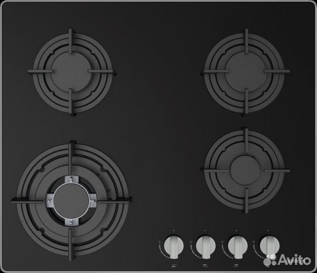 Поверхность газовая Gorenje GTW64B черный