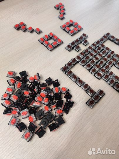 Gateron KS-27 свитчи переключатели красные