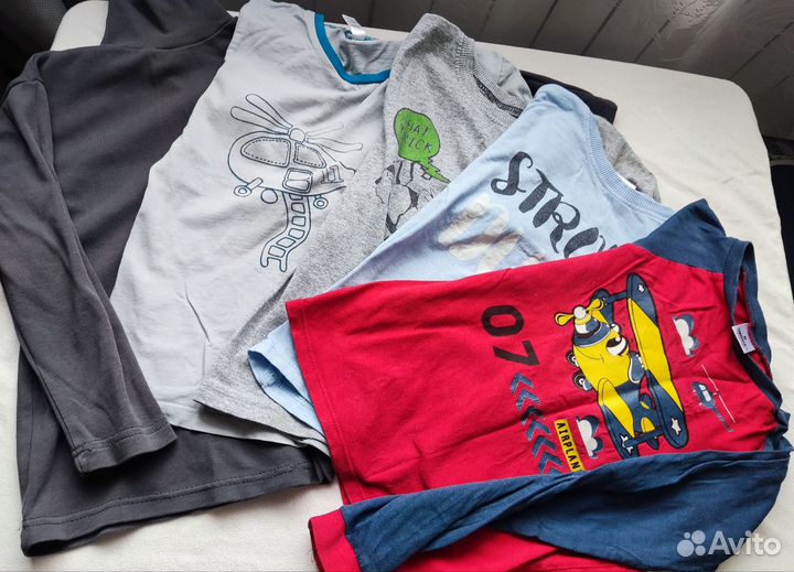 Кофты с длинным рукавом пакетом 116-122