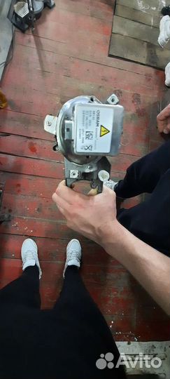 Штатный ксенон и линзы Santa Fe 2 Рестайл