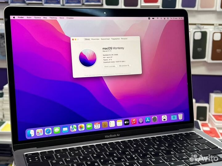 Масbook Аir 13 2020 M1 8/512Gb Space Gray