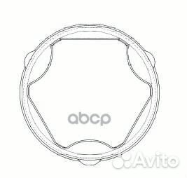 Пыльник шруса наружн к-кт land rover: discovery