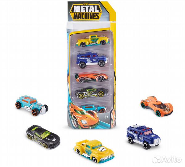 Игрушка Zuru Metal Machines машинка (5 шт.) в асс