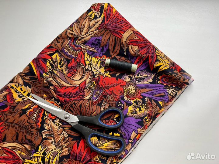 Отрез ткани хлопок СССР