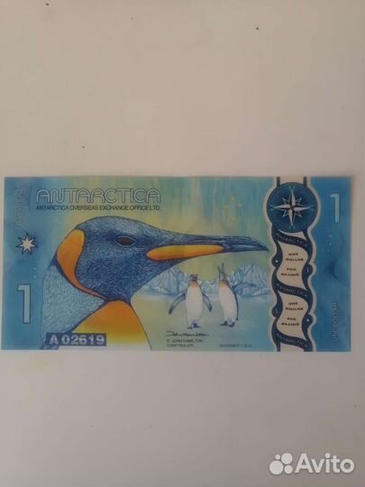 Антарктические территории 1 доллар 2015 год