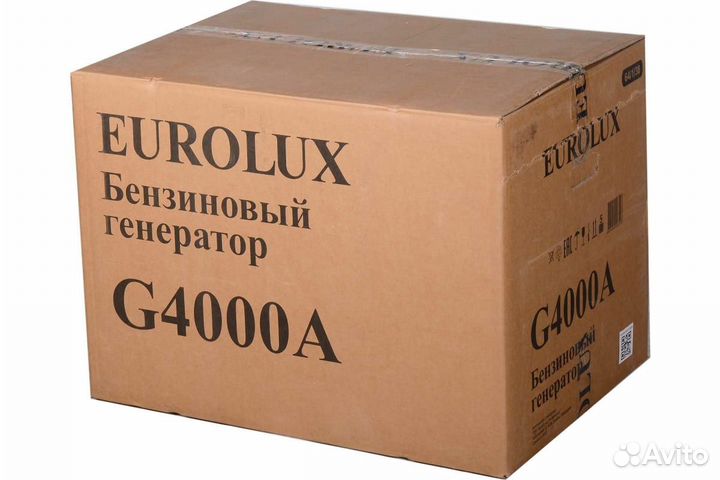 Бензиновый генератор eurolux G4000A