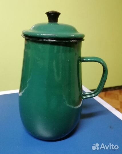 Кувшин молочник кофейник чайник эмаль СССР