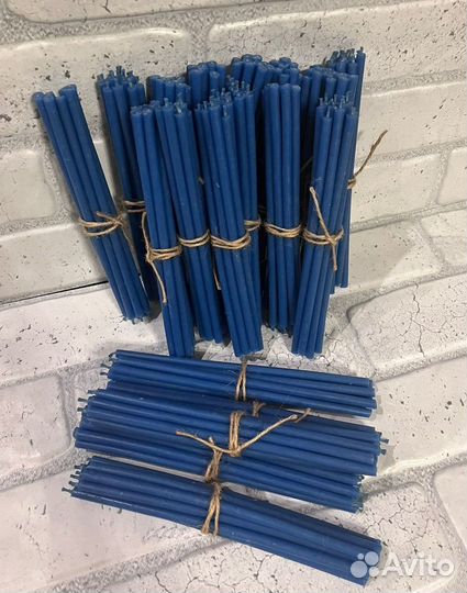 Свечи восковые цветные