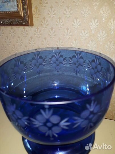 Вазы и кувшин, цветное стекло, винтаж, СССР