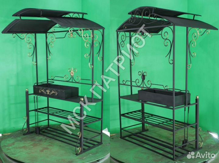 Мангал с крышей