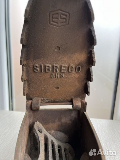 Старинный угольный утюг “sibreco”