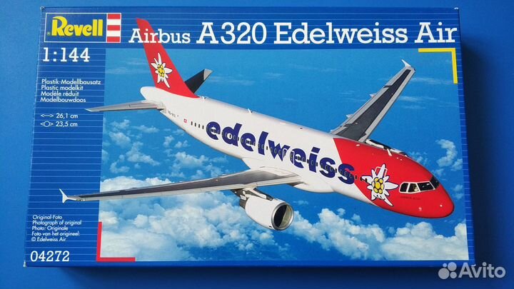 Revell 04272 Airbus A320 Edelweiss Air 1/144