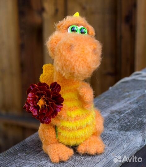 Дракончик вязаный