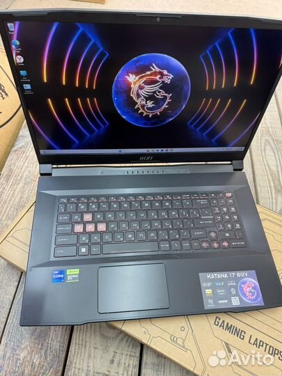 Новый игровой ноутбук MSI 17 core i7/32/RTX 4070