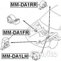 Подушка двигателя передняя MT (mitsubishi carisma