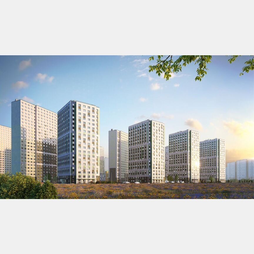 1-к. квартира, 30,9 м², 12/25 эт.