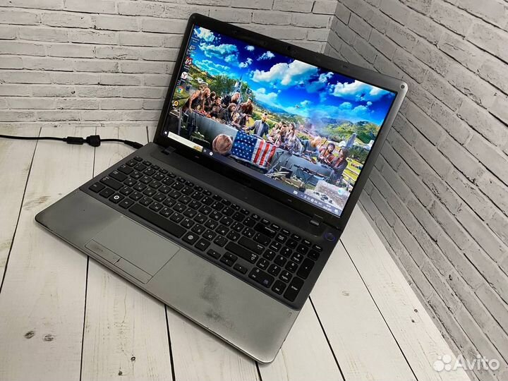 Мощный ноутбук Samsung A10 / 4ядра / SSD+HDD