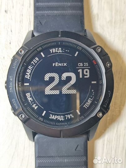 Часы Garmin Fenix 6X pro Sapphire