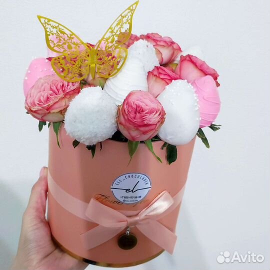 Клубника в шоколаде букеты