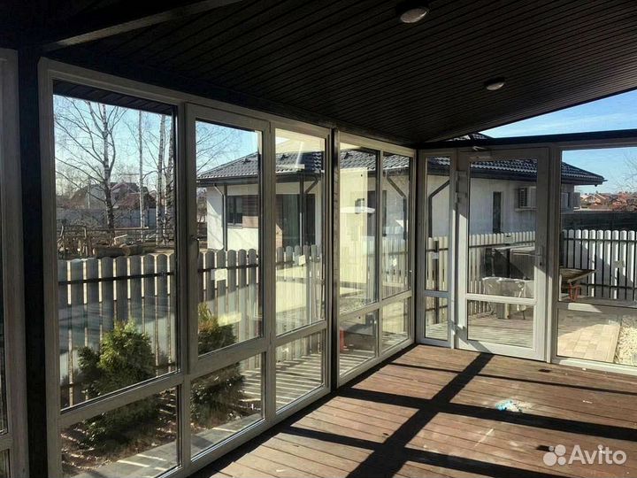 Остекление лоджий, террас