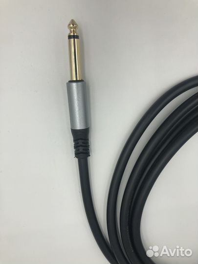 Кабель аудио 6.3 Jack mono 1.8 метра