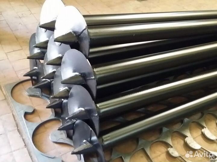 Винтовые сваи, свайный фундамент