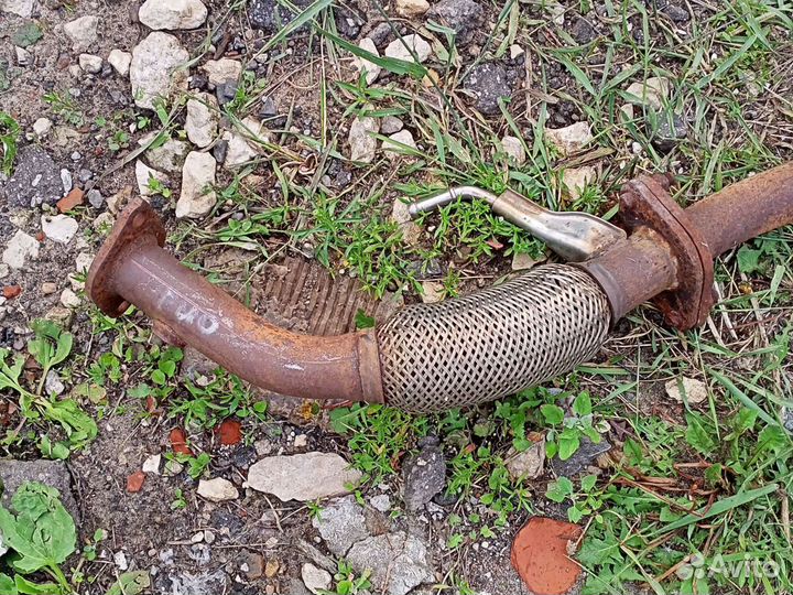 Глушитель гофра резонатор Рио Солярис