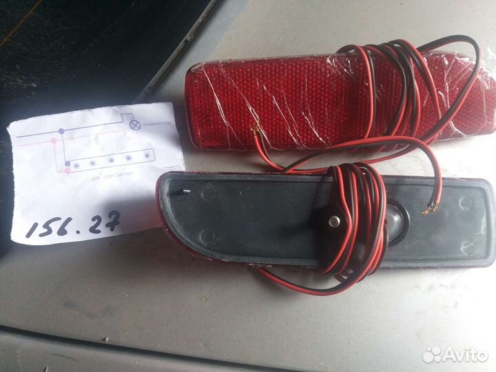 Катафоты заднего бампера LED Priora I