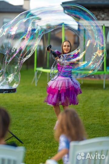 Шоу мыльных пузырей для детей