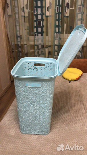 Корзина для белья с крышкой