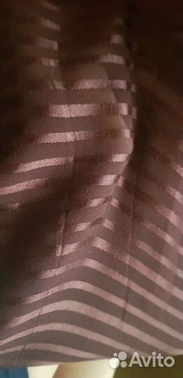 Отрез ткани шифон шоколадного цвета