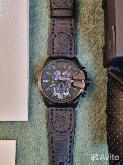 Часы Оригинальные чёрные diesel DZ4582 с ремешком