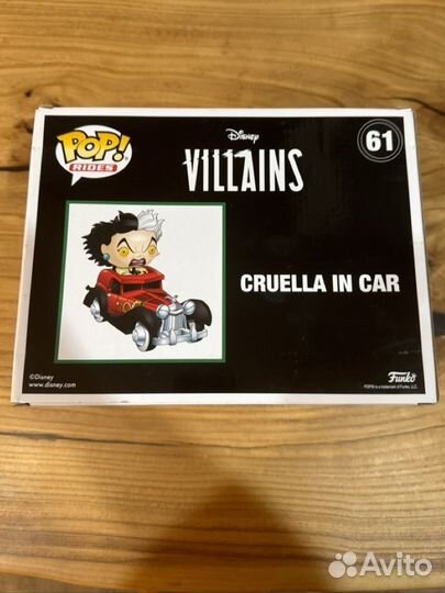 Фигурка Funko Pop Cruella in Car 61